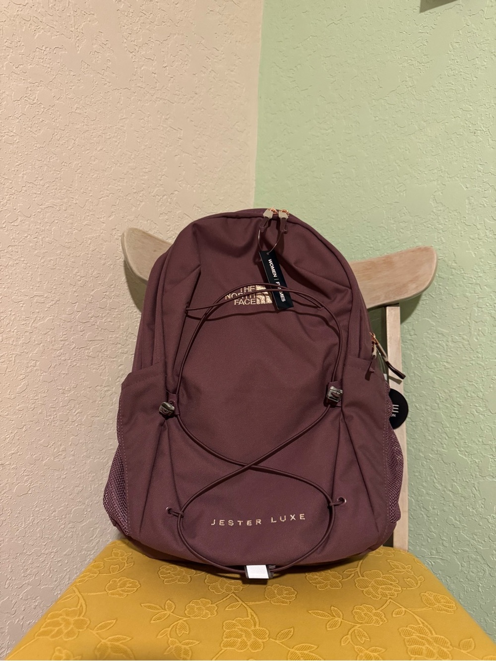 The North Face Jester Luxe Backpack — Plum. BRAND NEW WITH TAGS!